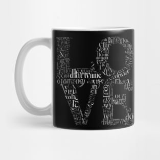 Copie de Love Wordle 2 Mug